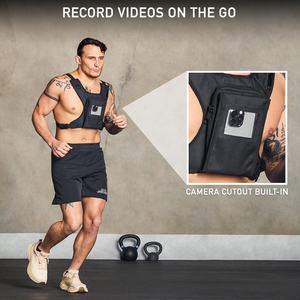 Chaleco Táctico Deportivo Elite, Bolsa de Pecho, Chaleco para Correr con Bolsillo para Pantalla Táctil, Porta Objetos Oculto - Product Image 6