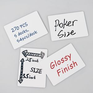 การ์ดเปล่าสำหรับพิมพ์ การ์ดเกมเปล่าสีขาว การ์ดเปล่าสำหรับเขียนเพื่อการศึกษา ใส่ความคิดเห็น เขียนและวาดภาพ - Product Image 5