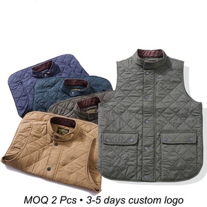 <span class=keywords><strong>Chaleco</strong></span> <span class=keywords><strong>Acolchado</strong></span> Unisex con Diseño de Diamantes, 100% Poliéster, Cuello Redondo, Resistente al Viento, Corte Regular, Tallas S-3XL, OEM ODM, Ropa de Exterior, Estilo Urbano - Product Image 1