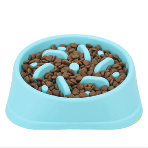 Slow Dog Feeder Manufacturer Direct Sale Plastic Anti Choking Slow Eat Dog Bowl Durable Slow Feeder Healthy Diet Raised Dog Feeder