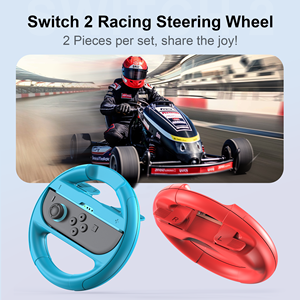 STARTRC GAMES [<strong>2</strong>-Pack] Racing Wheel for Nintendo Switch 1/<strong>2</strong> Dual Steering Wheel <strong>Controller</strong> with Zero Delay SL/SR <strong>Buttons</strong> - Product Image 3
