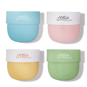 Refillable rỗng 250g 300g Frosted Màu cơ thể bơ kem container mỹ phẩm Jar với nắp đậy trong kho - Product Image 1