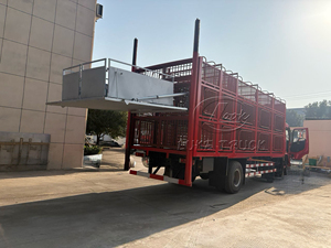 Camion de transport de volailles vivantes SHACMAN, état neuf, carrosserie en alliage d'aluminium, faible mortalité, camion de livraison de volailles vivantes à vendre - Product Image 3