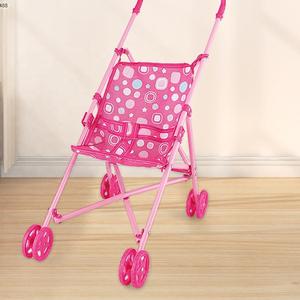 Juego de Imitación de Alta Calidad para Niños, Cochecito de <span class=keywords><strong>Juguete</strong></span> de Plástico Rosa para Muñecas, Regalo para Niñas - Product Image 2