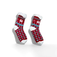 Transparente Crew-Socken mit Cartoon-Motiven, Rutschfest, Modisch, für Damen, Täglicher Gebrauch, Geringe Mindestbestellmenge