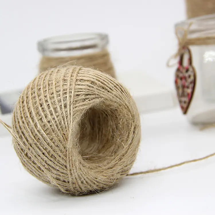 DIY Ambachten Geschenken Wikkelen Jute Touw String Natuurlijke Jute Jute Twijn Hennep Cord String Hennep Touw Dunne Jute Twine String touw
