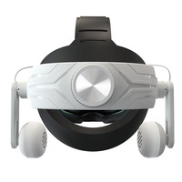 Sangle Elite VR avec réglage des écouteurs sangle de tête en mousse de cuir PU souple pour Meta/pour 3 nouveaux accessoires de jeu de conception