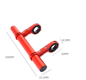 Support de téléphone multifonction en alliage d'aluminium pour lampe torche et appareil photo, double fixation pour extensions de <span class=keywords><strong>guidon</strong></span> de vélo, trottinette et <span class=keywords><strong>moto</strong></span> - Product Image 4