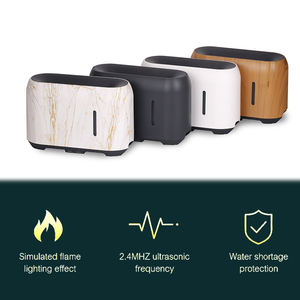 Diffuseur d'arôme de volcan de 240ml, diffuseur de parfum de flamme de maison de lumière de sommeil de LED - Product Image 6