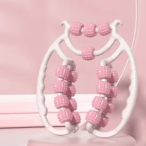 Masajeador de piernas, masajeador de anillo, <span class=keywords><strong>Flexible</strong></span> y ajustable, masaje de relajación muscular multisitio, brazo, cuello, cintura, herramienta multifuncional - Product Image 1