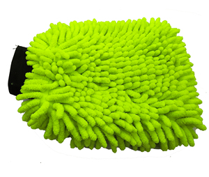 Gant de lavage de voiture en microfibre chenille <span class=keywords><strong>double</strong></span> face premium 120 g/m², sans rayures ni peluches, 26*19 cm - Product Image 2