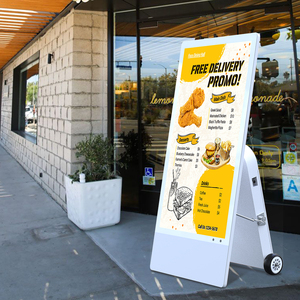 Pantalla Digital Portátil con Batería de 43 Pulgadas IP65, Pantalla LCD para Publicidad, Tótem Móvil para Exteriores, CMS Basado en la Nube, Tienda Minorista - Product Image 1