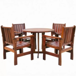 Green Wooden Outdoor Dining Restaurant <b>Table</b> Set 4 <b>Foldable</b> PU Leather <b>Chairs</b> Minimalist Design Durable Home Furniture - Product Image 6