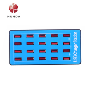 Venta al por mayor Universal 20 puertos USB estación de carga 10/20/30/40/50 Multi-Puerto cargador rápido 100W USB hub cargador estación de acoplamiento - Product Image 3