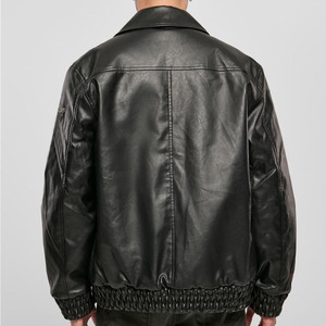 Giacca da Motociclista in Vera Pelle Impermeabile con Ricamo in Ciniglia di Alta Qualità Personalizzata per Uomo - Product Image 4