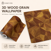 Papier peint vinyle autocollant imperméable à l'eau, motif géométrique, design fantaisie, nouveau design, rouleaux de 5 m/10 m pour les murs, usage domestique