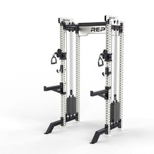 スチール製総合トレーニングラック 小型バードガントリーラック スクワットラック 家庭用多機能スミス レッグプレス バーベル収納 - Product Image 1