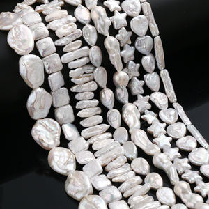 Manik-manik Mutiara Air Tawar Alami AsVrai Bentuk Barok Tidak Beraturan, Manik-manik Lepas untuk Pembuatan Perhiasan DIY Kalung Gelang - Product Image 3