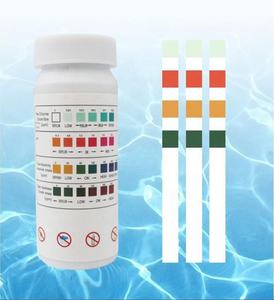 Méthode de détection 6 voies Papier de <span class=keywords><strong>test</strong></span> de chlore Qualité de l'eau du robinet Papier de <span class=keywords><strong>test</strong></span> de pH Bandelettes de <span class=keywords><strong>test</strong></span> de dureté de l'eau d'aquarium - Product Image 3