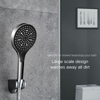 Pommeau de douche à économie d'eau en ABS de haute qualité avec filtre haute pression pour salle de bain toilette hôtel appartement utilisation