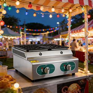 เตาไฟฟ้าสแตนเลสสำหรับทำลูกชิ้นปลา ยี่ห้อมารุปิน รุ่นเชิงพาณิชย์ 220V พร้อมระบบควบคุมอุณหภูมิแบบปรับได้และคุณสมบัติประหยัดพลังงาน - Product Image 5