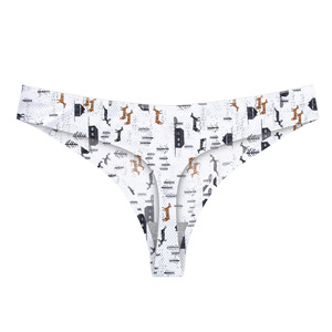 ชุดชั้นในสตรีแบบชิ้นเดียวมีช่องระบายระบายอากาศได้พิมพ์ลาย - Product Image 4