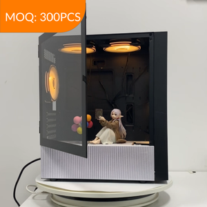 Caja de <span class=keywords><strong>PC</strong></span> para Juegos ATX S-08L-0835 Compatible con OEM, Placa Metálica de 0.5mm, Interfaz <span class=keywords><strong>Completa</strong></span>, Tarjeta Gráfica de 320mm de Largo, <span class=keywords><strong>Torre</strong></span> de <span class=keywords><strong>PC</strong></span> para Oficina en Casa - Product Image 6