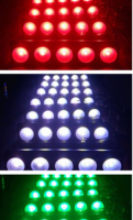 Lumière de scène LED matricielle RGB 3 en 1 à 5 têtes, intérieure/extérieure, effet DMX, lampe pour bar, club, spectacle, installation de projet