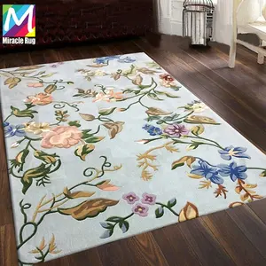 Art Designer Love Contemporary Handmade Rug Custom Flower Shape Carpet Rugs