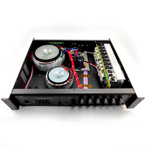 เครื่องขยายเสียงระดับมืออาชีพ 120W-700W ขนาดใหญ่ 2U สีเงิน 6 โซน สำหรับระบบประกาศสาธารณะ - Product Image 4