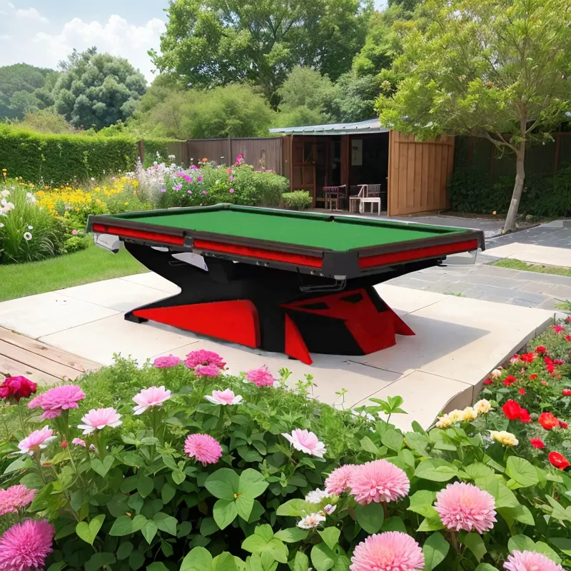 שולחן ביליארד ביליארד דגם חדש וינטג' ירוק מלא אופציונלי מגרש משחק מקצועי שולחן סנוקר בגודל מלא למכירה