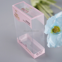 Boîte d'emballage cadeau personnalisée pliable en PVC PET PP plastique transparent recyclable pour vernis à ongles en gel, parfum et huile essentielle