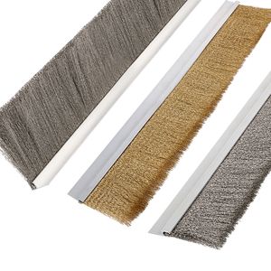 מותאם אישית גודל H סוג נירוסטה חוט פליז חוט ליטוש תעשייתי רצועת מברשת עבור תעשיית מתכת - Product Image 1