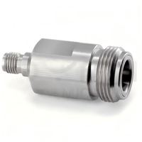 Adaptador ZCOM N(F)-3.5(F) Hembra a 3.5 Hembra, Bajo VSWR, Baja Pérdida de Inserción, Conector Coaxial RF de CC-18GHz para Señales de Microondas