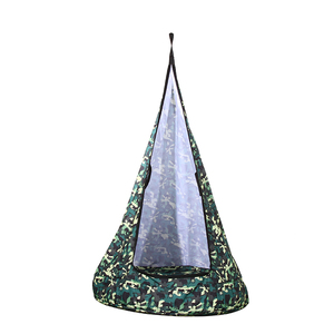 De interior y al aire libre niños colgante Pod tienda salón <span class=keywords><strong>hamaca</strong></span> colgante Pod silla <span class=keywords><strong>hamaca</strong></span> con cojín hinchable - Product Image 4