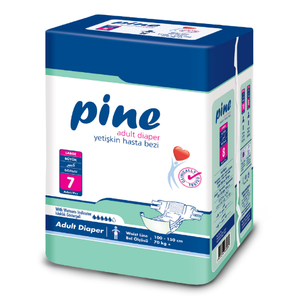 Pañales para Adultos Pine, Talla Grande, 7 Piezas, Pantalones Desechables para Incontinencia para Personas Mayores, Alta Absorbencia, Transpirables, Suaves, Cuidado Nocturno, 6 Paquetes - Product Image 1