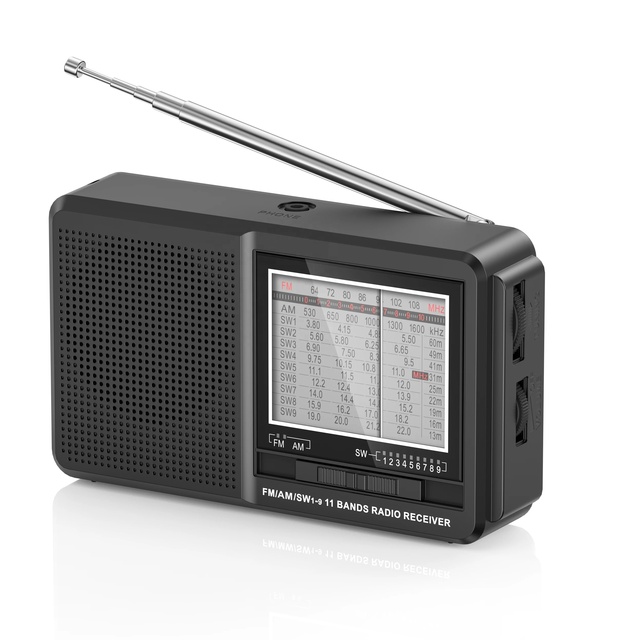 Dongguan Wholesale Mini Portable Pocket Radio Best FM/MW 2 Band Radio for Home Outdoor Use Mini Screen Display Plastic Material