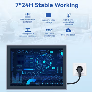 Industrial touch monitor 15.6 21.5 inch inch Touch <b>Screen</b> IP65 waterproof TouchScreen Wall Mount Industrial Panel pc Display - Product Image 3
