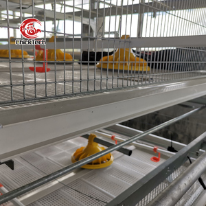 Cage automatique pour poulets de chair de <span class=keywords><strong>type</strong></span> H à 4 niveaux avec système d'alimentation et d'abreuvement à piles pour l'élevage de volailles - Product Image 6