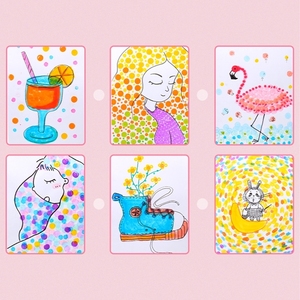 Superdots, nuevos paquetes, 10 Uds., juego de marcadores de puntos pequeños, pintura lavable, rotulador de <span class=keywords><strong>Bingo</strong></span>, juguetes de dibujo populares para niños - Product Image 5