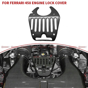 Cubierta de Bloqueo de Motor de Fibra de Carbono Seca Estilo OEM, la Más Vendida, para Kit Interior de Ferrari 458 - Product Image 3