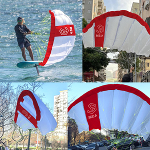 Parawing 4.5M Kitesurf pour eaux océaniques Unisexe Débutant Surf Planche à roulettes Enseignement Windfoil Parapente Planche de surf Downwind - Product Image 6
