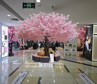 Ranting Bunga Sakura Buatan Dekorasi Pernikahan Centerpiece Luar Ruangan