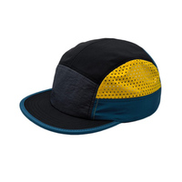 Gorra para correr ligera de alta calidad, rendimiento impermeable, gorra para correr de 5 paneles con logotipo personalizado