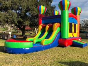 Toboggan gonflable à <span class=keywords><strong>ballon</strong></span> <span class=keywords><strong>3</strong></span> en 1 Château sautant Installation facile Château gonflable Toboggan de piscine PVC Toboggan gonflable pour enfants - Product Image 2