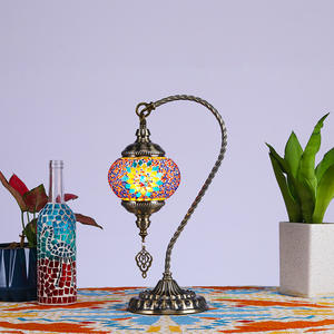 Türkische DIY Eisen Mosaik Tisch lampe mit LED mediterranem Design für Eltern-Kind-Aktivitäten - Product Image 4