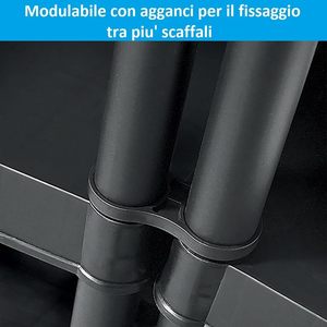 6 Teglie Rotonde Perforate per Pizza, Diametro 32 Cm, Vassoio da Forno a Doppio Strato, Utensili per Pizza in Acciaio Resistente ai Graffi - Product Image 4