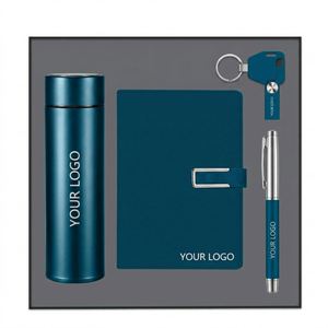 Juego de Regalo Promocional, Termo de Acero Inoxidable, Cuaderno Personalizado con Impresión UV, Bolígrafo USB, Regalo Corporativo para Hombre - Product Image 2