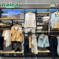 Boutique Boutique Design d'intérieur Présentoir de magasin de vêtements Comptoir de magasin de vêtements Design Étagères de rangement pour vêtements