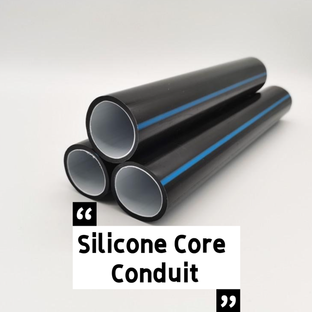 HDPE Silicon Core Conduit Blown Fiber Microduct for FTTH Telecom Cable Underground Duct Installation